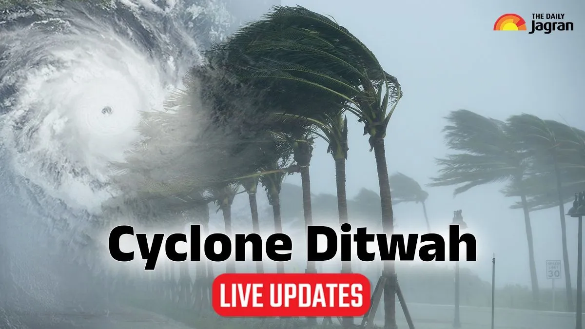 Cyclone Ditwah Live Updates: IMD Hoists Danger Signal 5 As Storm Nears Tamil Nadu; 47 Flights Cancelled, Relief Teams Deployed
