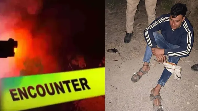 varanasi-wanted-criminal-arrested-after-gunfight-pistol-and-cartridges-seized