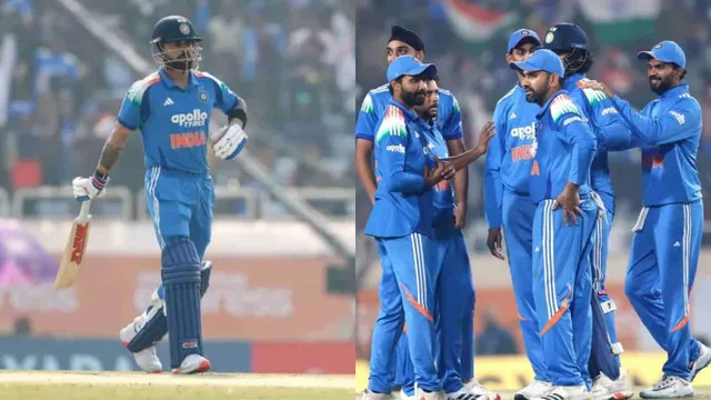 india-national-cricket-team-vs-south-africa-national-cricket-team-match-result-virat-kohli-avoided-joining-team-celebrations-video-ind-vs-sa-odi-series-updates