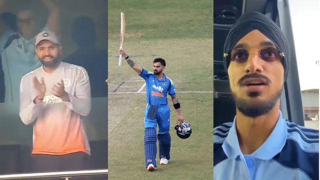 ind-vs-sa-arshdeep-singh-leaks-rohit-sharmas-animated-reaction-to-virat-kohlis-century-mujhe-nadia-pasand