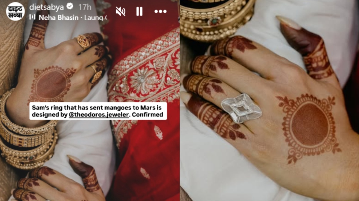 Samantha Ruth Prabhu engagement ring