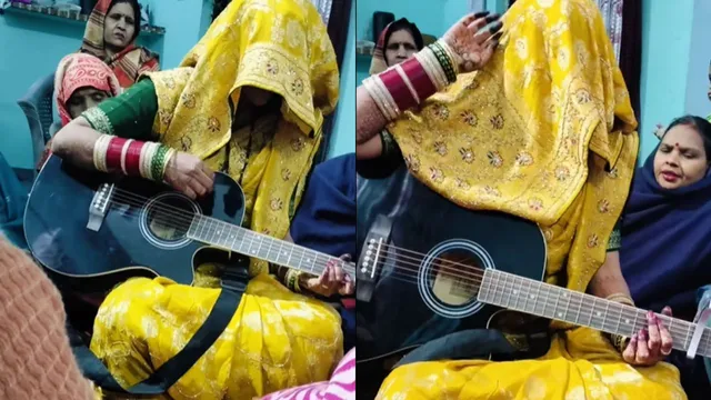 new-bride-sings-ek-din-aap-with-guitar-in-soulful-voice-but-in-laws-only-care-about-her-ghunghat-in-viral-video