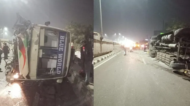 haldwani-to-delhi-bus-accident-12-injured-as-private-bus-overturns-on-nh9