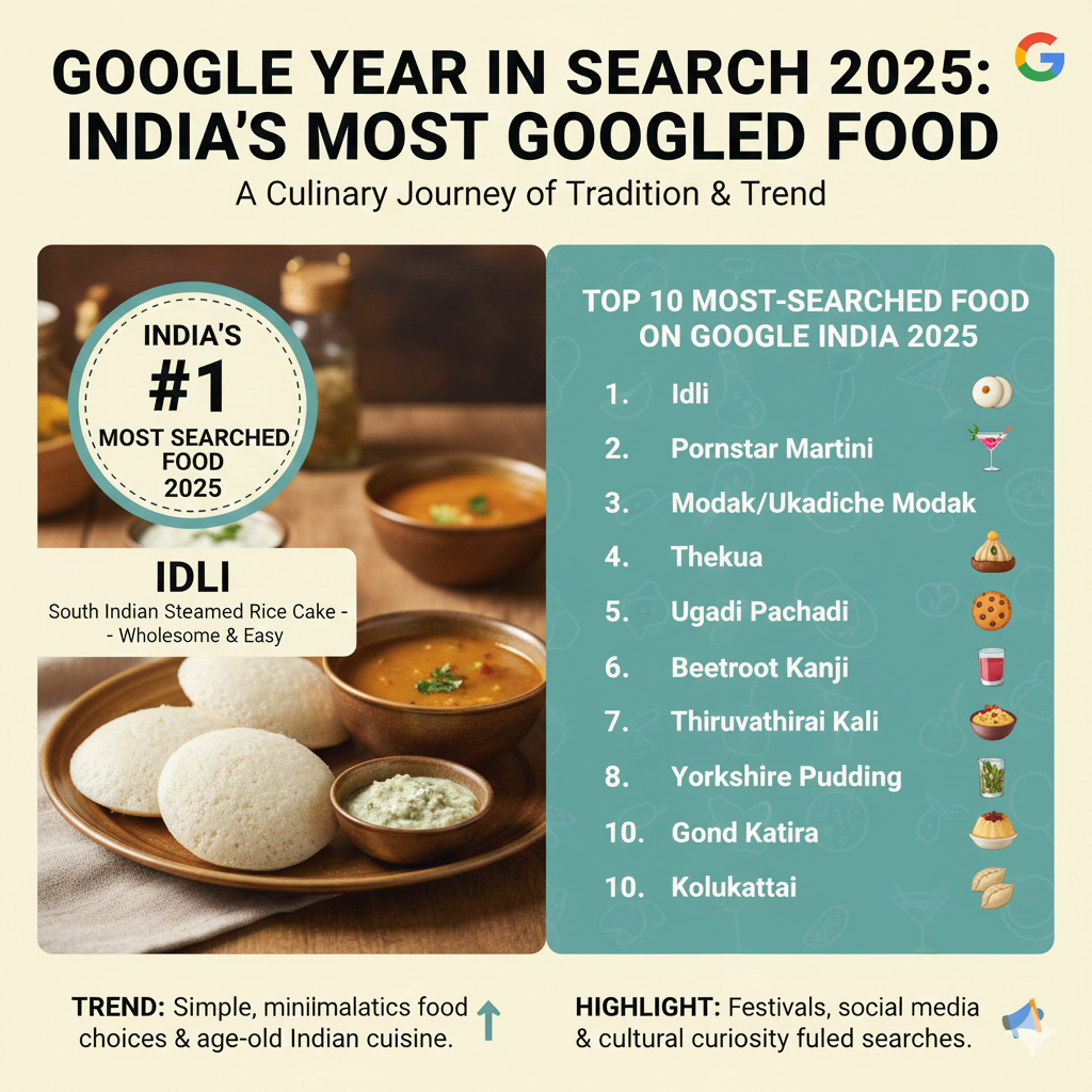 Most Searched Food On Google