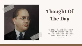Thought Of The Day By BR Ambedkar: Today's Motivational Quotes For School Assembly On His 70th Death Anniversary
