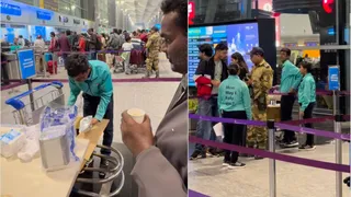 Bengaluru Airport Staff Serve Snacks To Stranded Flyers During IndiGo Chaos; Netizens Call It 'True Hospitality'
