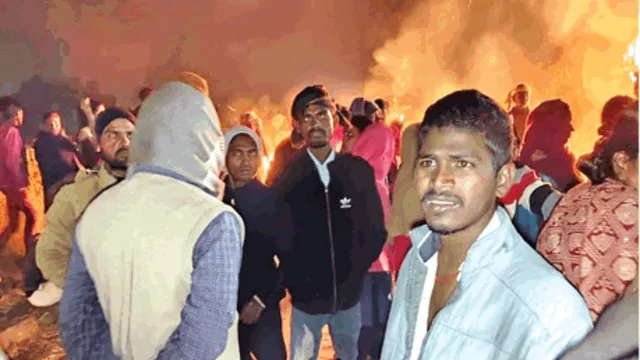 protest-on-patna-gaya-nh-22-police-stoned-vehicle-vandalised-after-speeding-scorpio-kills-farmer-crowd-demands-overbridge