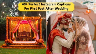 40+ Perfect Instagram Captions For Your First Post After Wedding