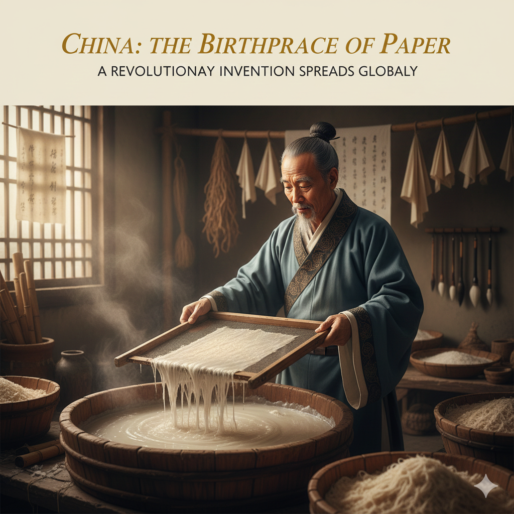 which country invented paper first