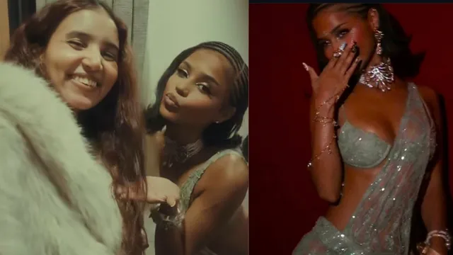 tylas-mumbai-concert-grammy-award-winner-dazzles-in-custom-saree-made-by-influencer-nancy-tyagi-fans-go-wild-photos