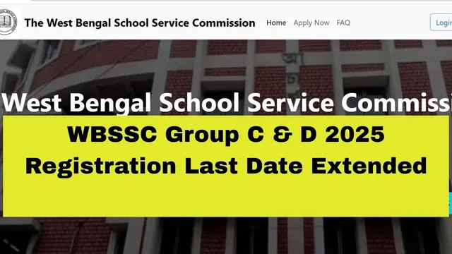 wbssc-group-c-d-recruitment-2025-registration-deadline-extends-till-12-december-apply-for-8477-posts-at-westbengalssccom