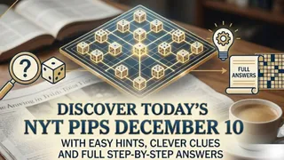Discover Today’s NYT Pips December 10 With Easy Hints, Clever Clues And Full Step-By-Step Answers