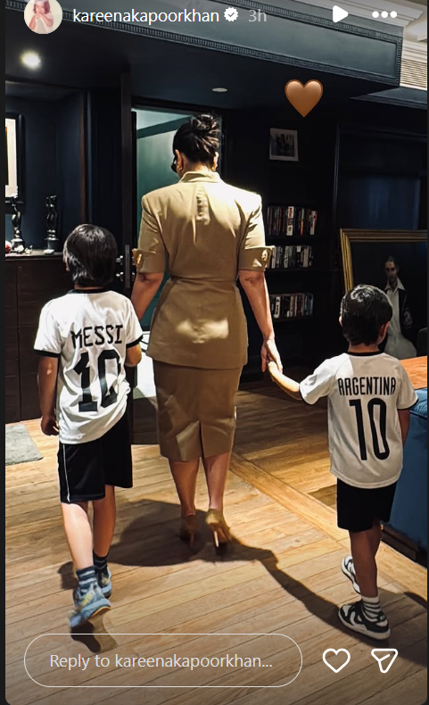 Kareena Kapoor messi meet up 