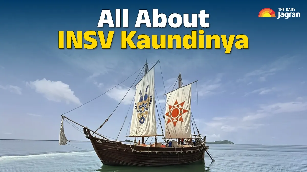Insv Kaundinya INSV Kaundinya: Indian Navy’s Engineless Ship Makes Debut Voyage From ...