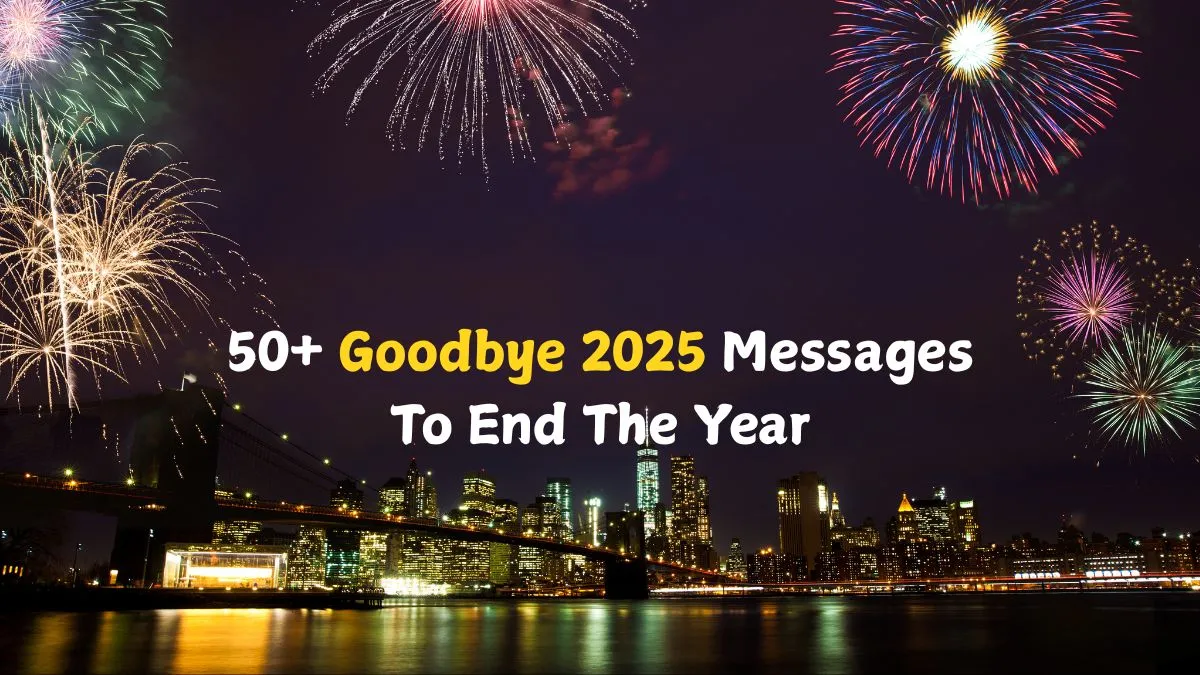 50+ Goodbye 2025 Messages And Captions To End the Year On High Note