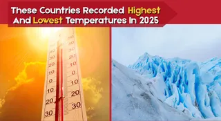Which Countries Recorded The Highest And Lowest Temperatures In 2025?