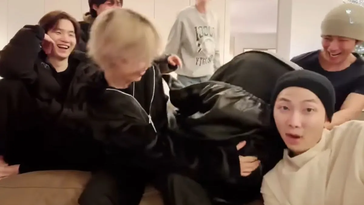 BTS Funny Moments From New Year LIVE: Jungkook’s Sofa Flip, RM’s Food ...