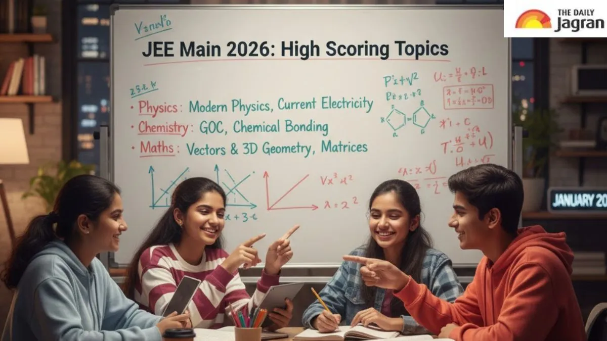 JEE Main 2026 Exam: Master These High Scoring Topics For Physics ...