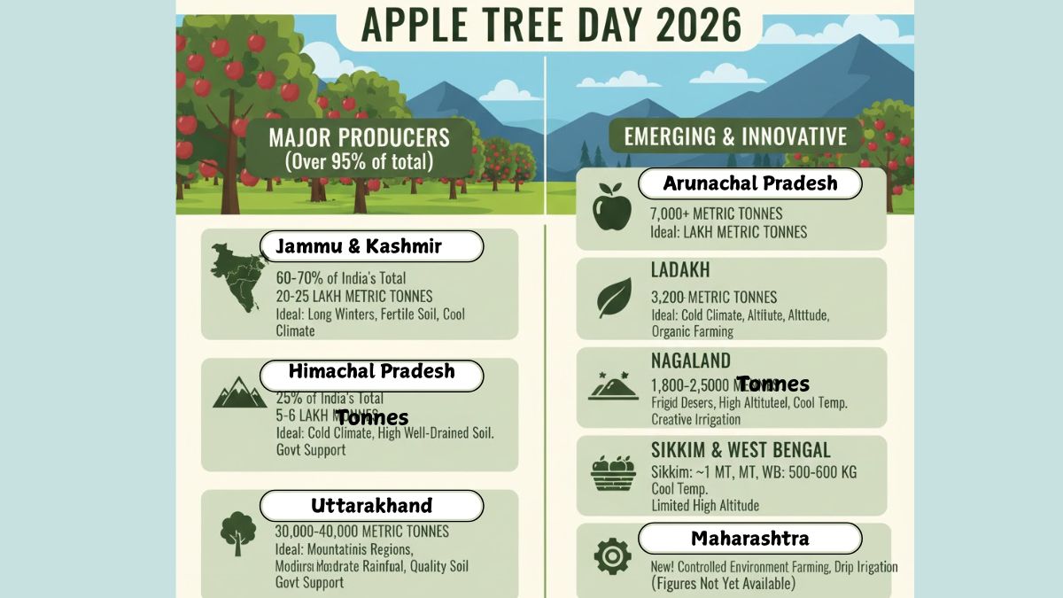 largest apple producing states in india  (6)