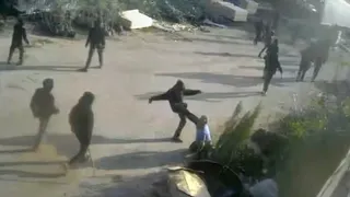 Caught On Camera: Masked Israeli Settlers Beating Deaf 67-Year-Old Palestinian Man During West Bank Nursery Attack  | Watch