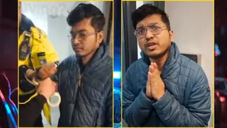 Viral Video Shows Indian Student Arrested In UK Over Alleged Online Chats With Minor, Police Investigation Underway

