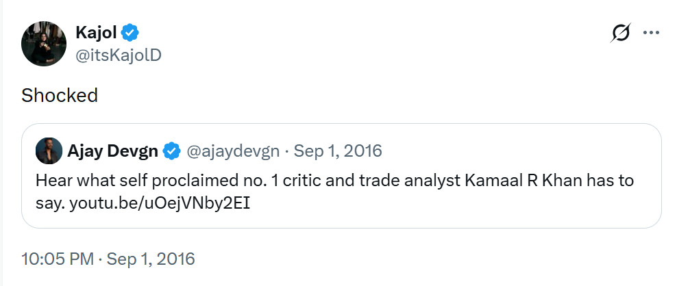 Kajol tweet