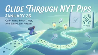 Glide Through NYT Pips On January 26 Using Calm Hints, Fresh Clues, And Every Level Answer