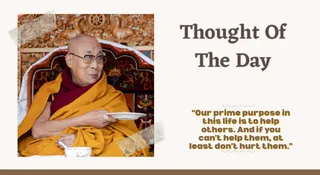 Thought Of The Day By Dalai Lama: Today’s Motivational Quote For School Assembly On Compassion And Inner Peace