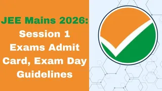 JEE Mains 2026: Session 1 Exams Restart From January 28, Check Exam Day Guidelines And Other Details Here