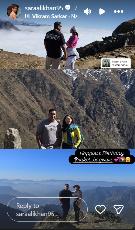 Sara ali khan first post amid orry controversy