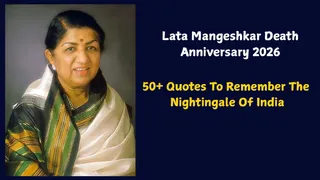 Lata Mangeshkar Death Anniversary 2026: 30+ Heartfelt Quotes And Captions To Remember The Nightingale Of India