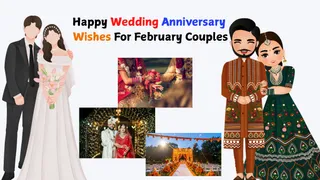 50+ Best Happy Wedding Anniversary Wishes For Couples Married In February