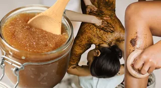 Easy And All-Natural DIY Body Scrub To Fade Tan For Brides-To-Be