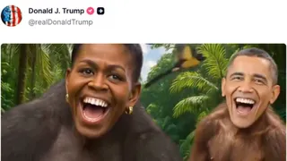 Trump Mocks Obama, His Wife Michelle, Shares Video Showing Them As Monkeys; Gets Backlash, 'Will Be Seen As A Stain On History'