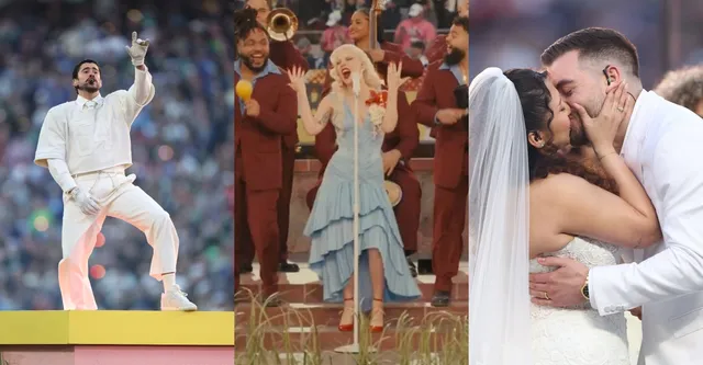 bad-bunnys-iconic-super-bowl-halftime-lady-gaga-ricky-martin-and-a-surprise-wedding-ceremony-steal-the-show-video