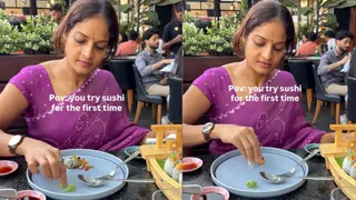 Bengaluru Woman Eats Sushi In Dal-Chawal Style, Video Divides Internet: 'You’re Insulting The Food'