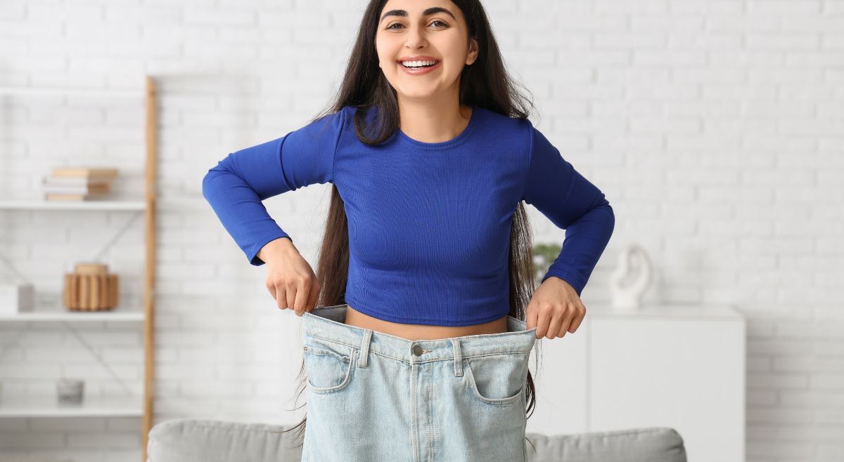 DIY hack to fix loose jeans