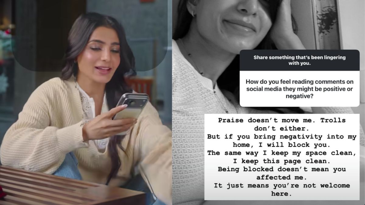 samatha ruth prabhu on trolls and negativity