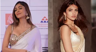 Sreeleela’s Shell Work Saree vs Mrunal Thakur’s Mirror Glam; Who Nailed The Ivory Saree Look?