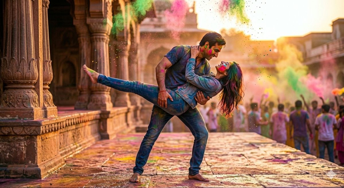 Slow Dance Holi Pose