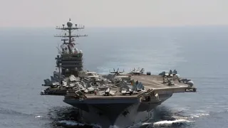 USS Abraham Lincoln Aircraft Carrier Hit By Iran Navy's Drones Near Strait Of Hormuz, IRGC's Big Claim
