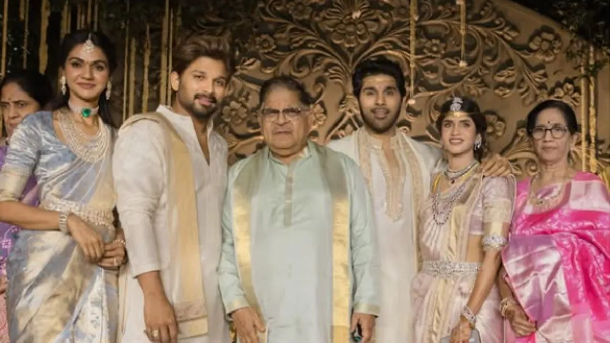 Nayanika Redy Allu Arjun's Brother Allu Sirish Marries Nayanika Reddy; First Photos ...