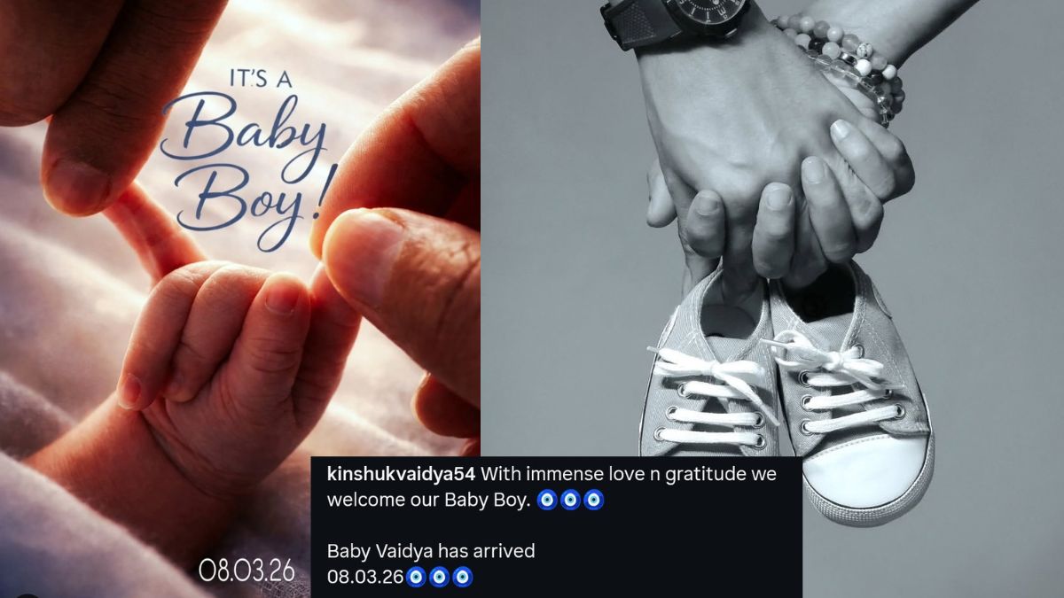 kinshuk vaidya welcomes baby boy
