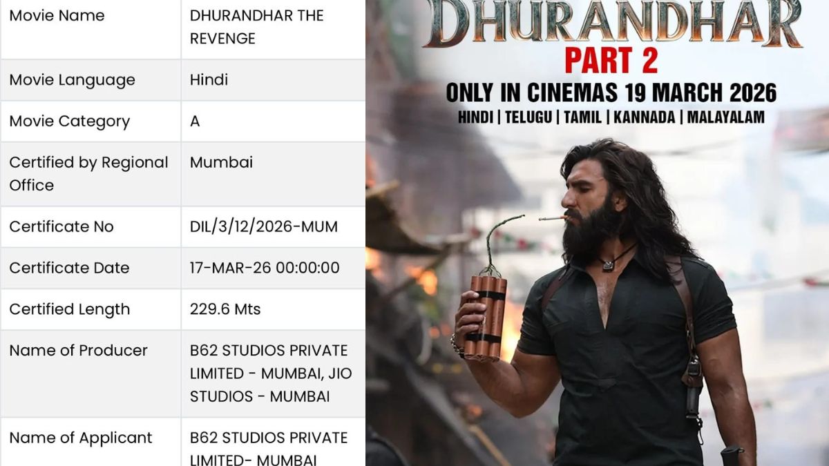 dhurandhar 2 gets A certificate runtime nears 4 hours