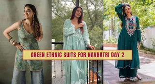 Chaitra Navratri 2026 Day 2: Minimal Green Suits Inspired By Bollywood Actresses