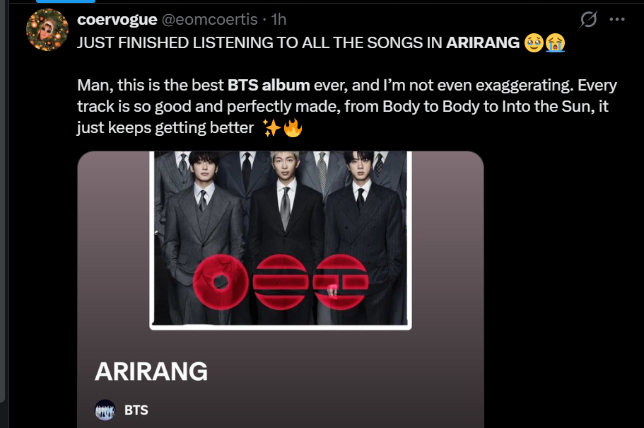 BTS Arirang full album review  (2)