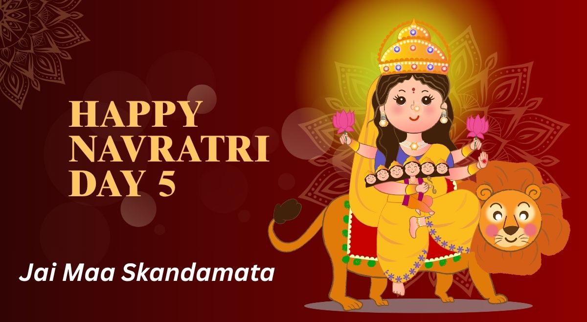 happy navratri 2026 day 5 Maa Skandamata