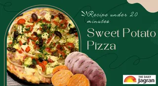 Sweet Potato Oats Tawa Pizza Recipe: Easy Steps To Make Healthy, Veggie-Loaded Pizza At Home

