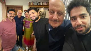 Anupam Kher Meets Samay Raina And His Parents, Calls Comedian A Genius | Photos