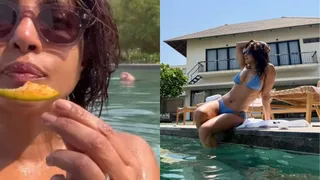 Priyanka Chopra’s ‘Rare’ Sunday Dump Features Bikini Lounging, Family Cuddles And Raw Mango With Chili
